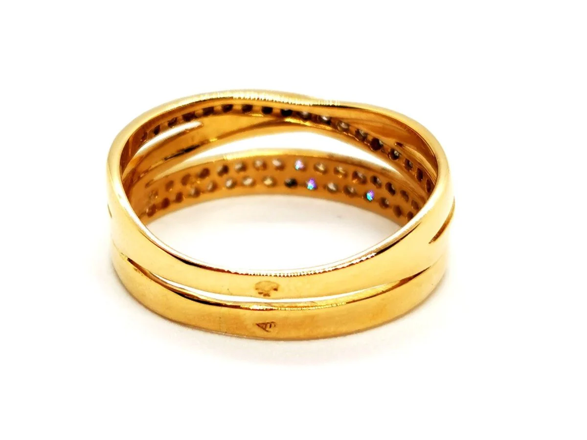 Yellow Gold Diamond Ring - Image 7