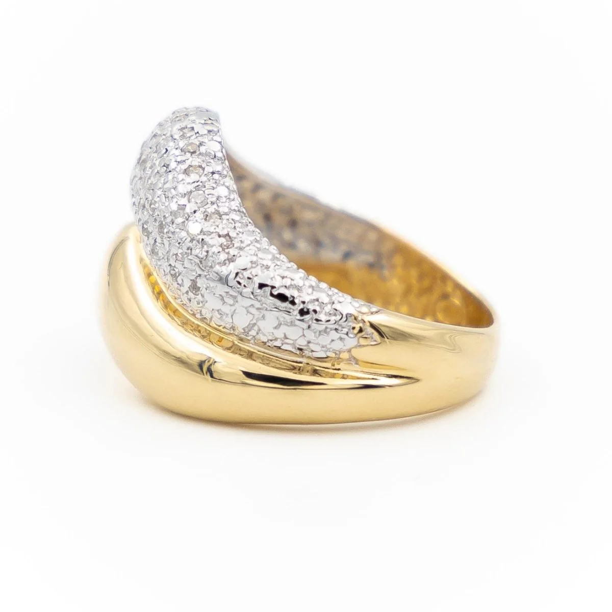 Yellow Gold Diamond Ring - Image 4