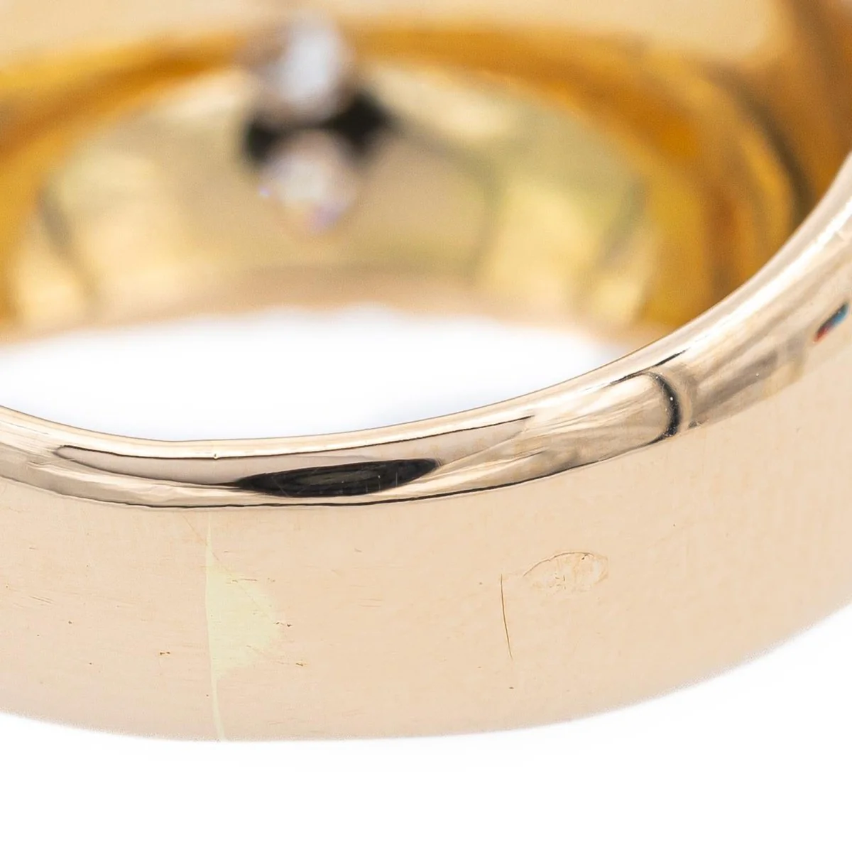 Jonc ring in yellow gold and diamonds - Image 5