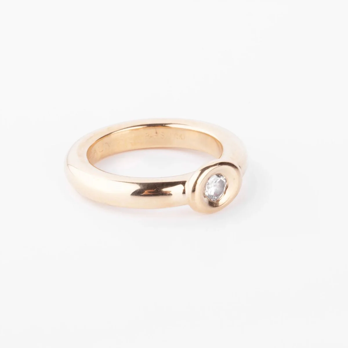 CHAUMET ring in yellow gold and diamond - Image 3
