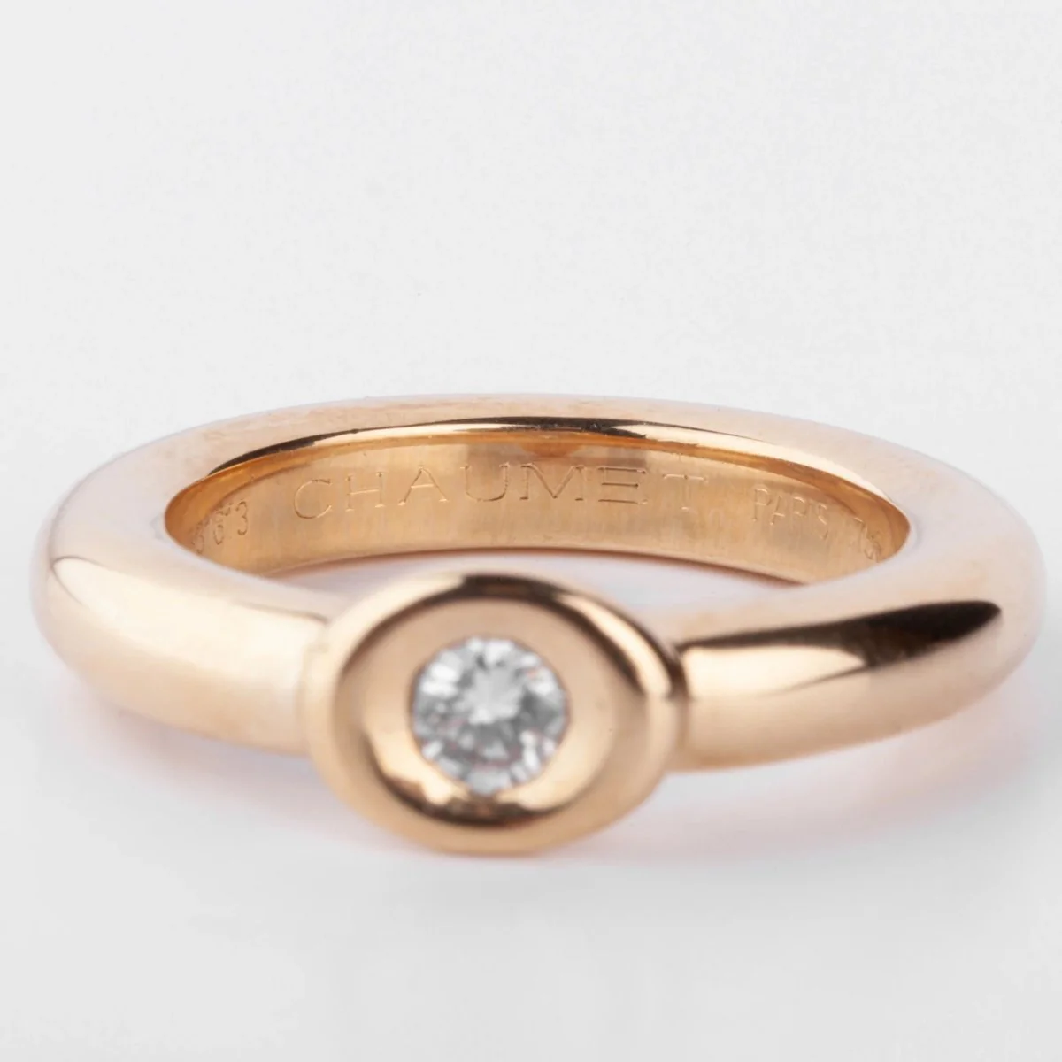 CHAUMET ring in yellow gold and diamond - Image 5
