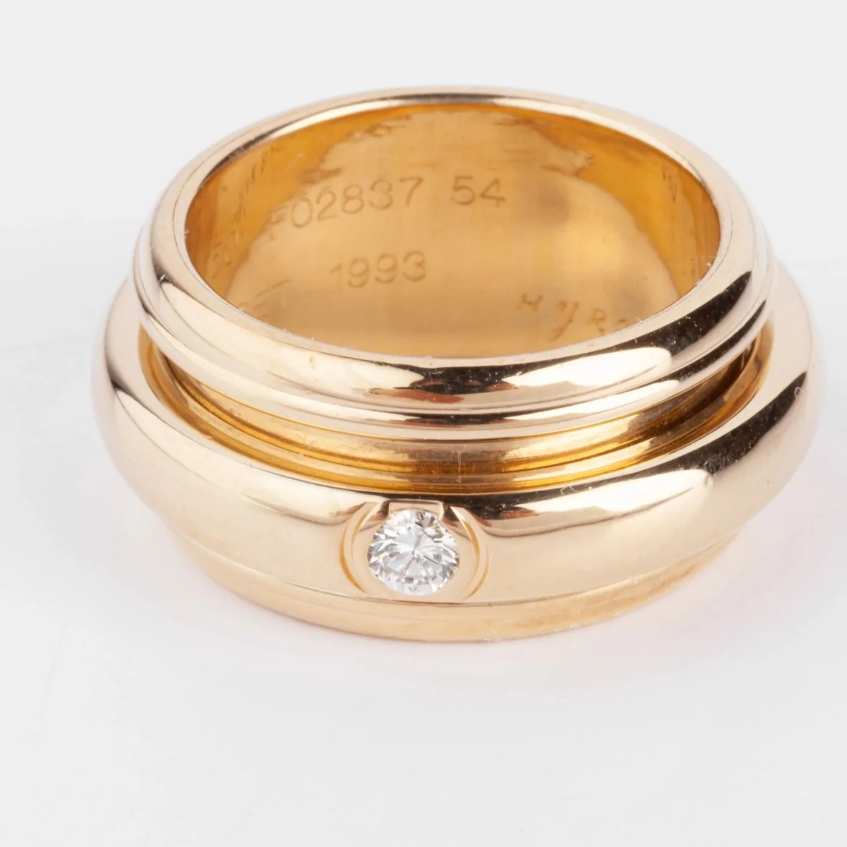 Yellow gold and diamond ring from Piaget, Possession model - Image 9