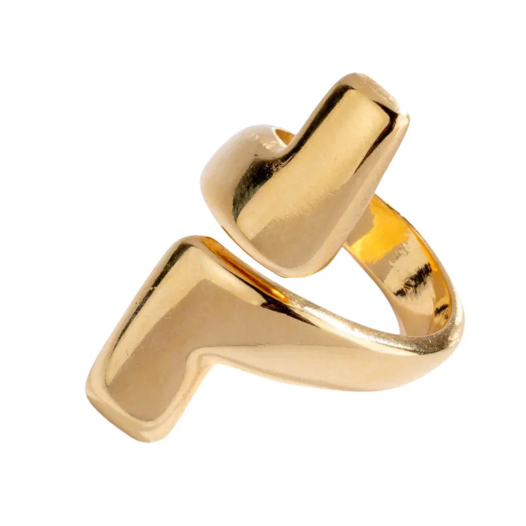 Geometric yellow gold ring from Chaumet - Image 4