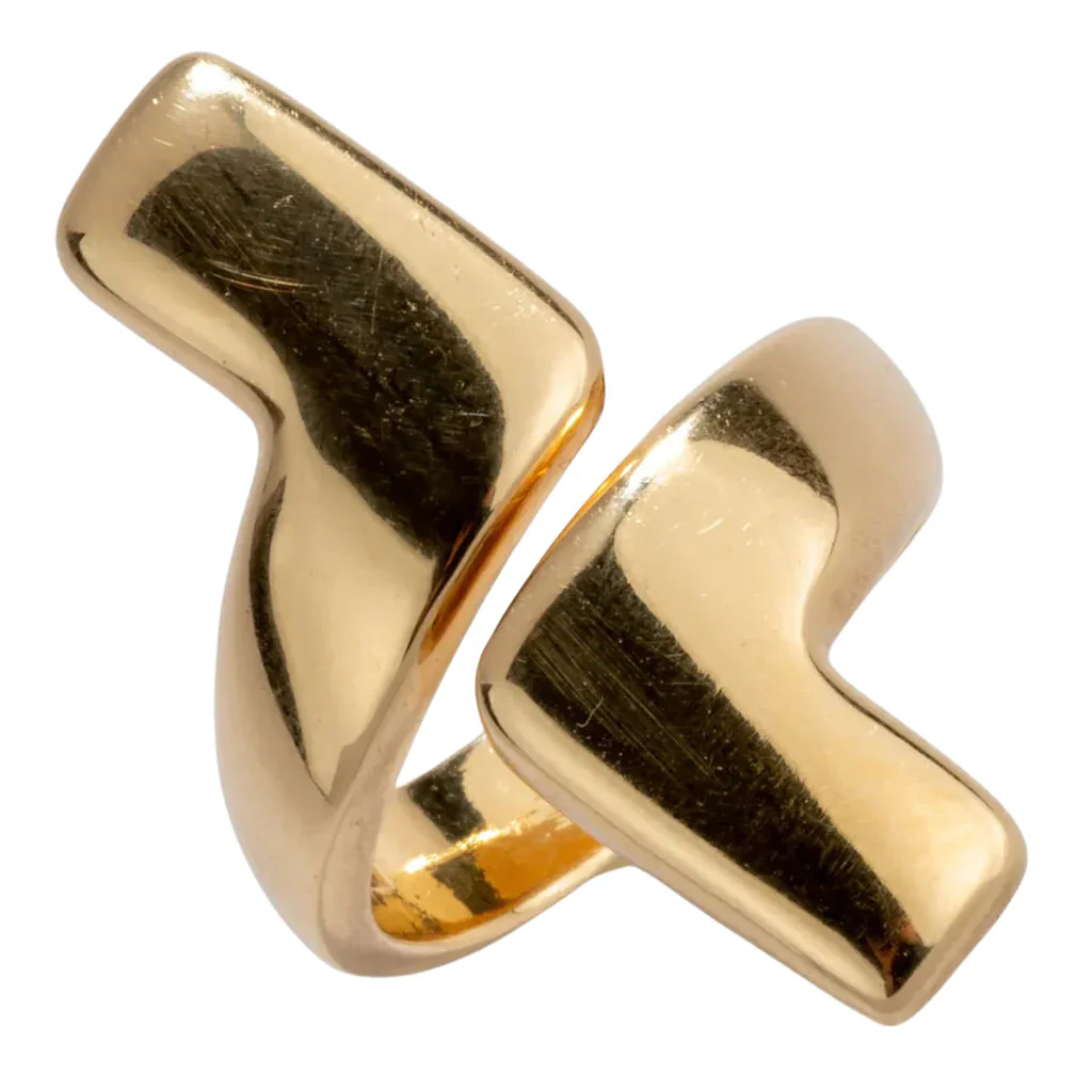 Geometric yellow gold ring from Chaumet - Image 6