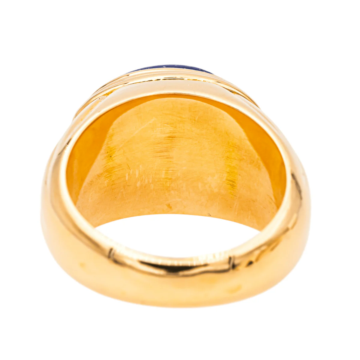 Ring Rush in yellow gold and lapis lazuli - Image 5