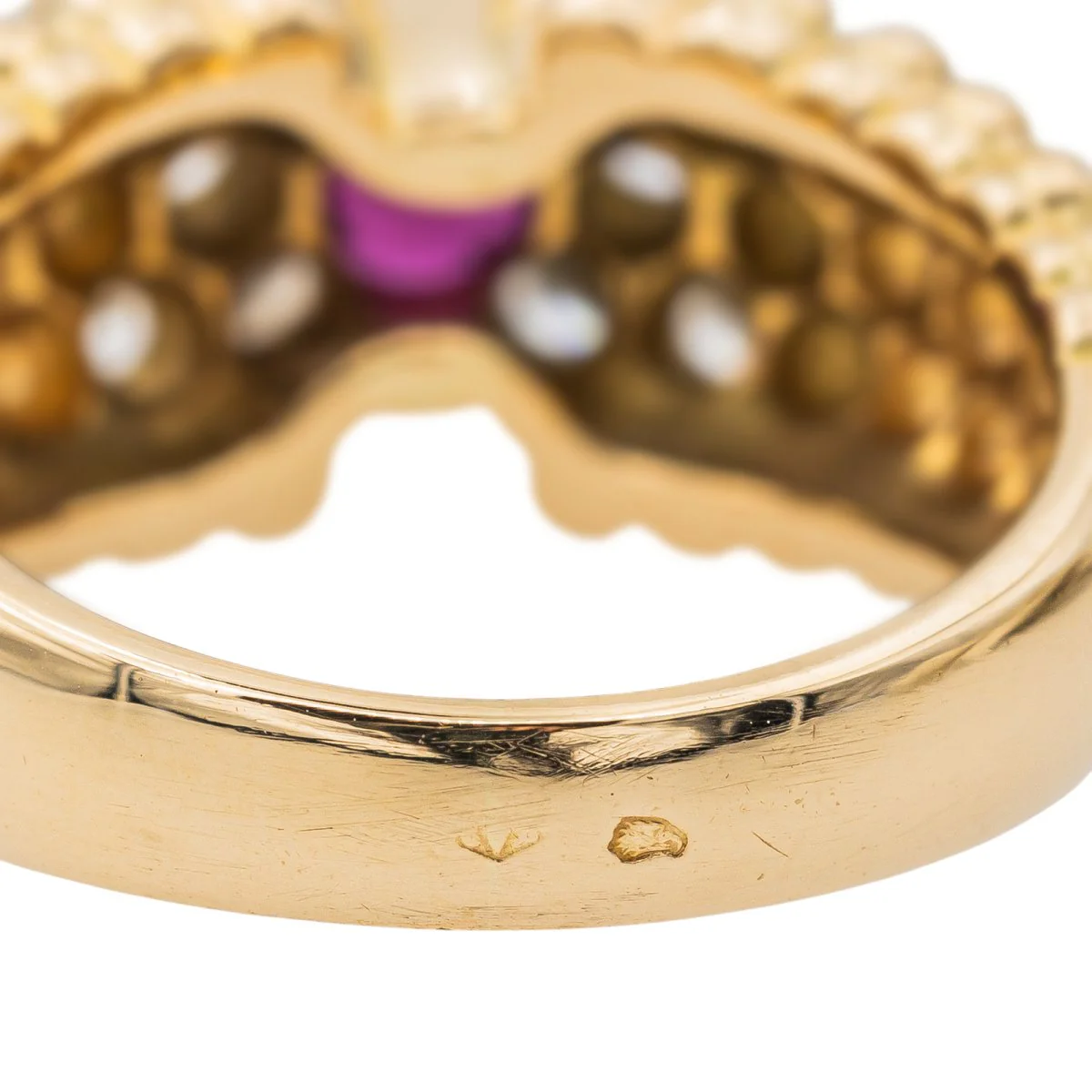 Yellow Gold Ruby Ring - Image 7