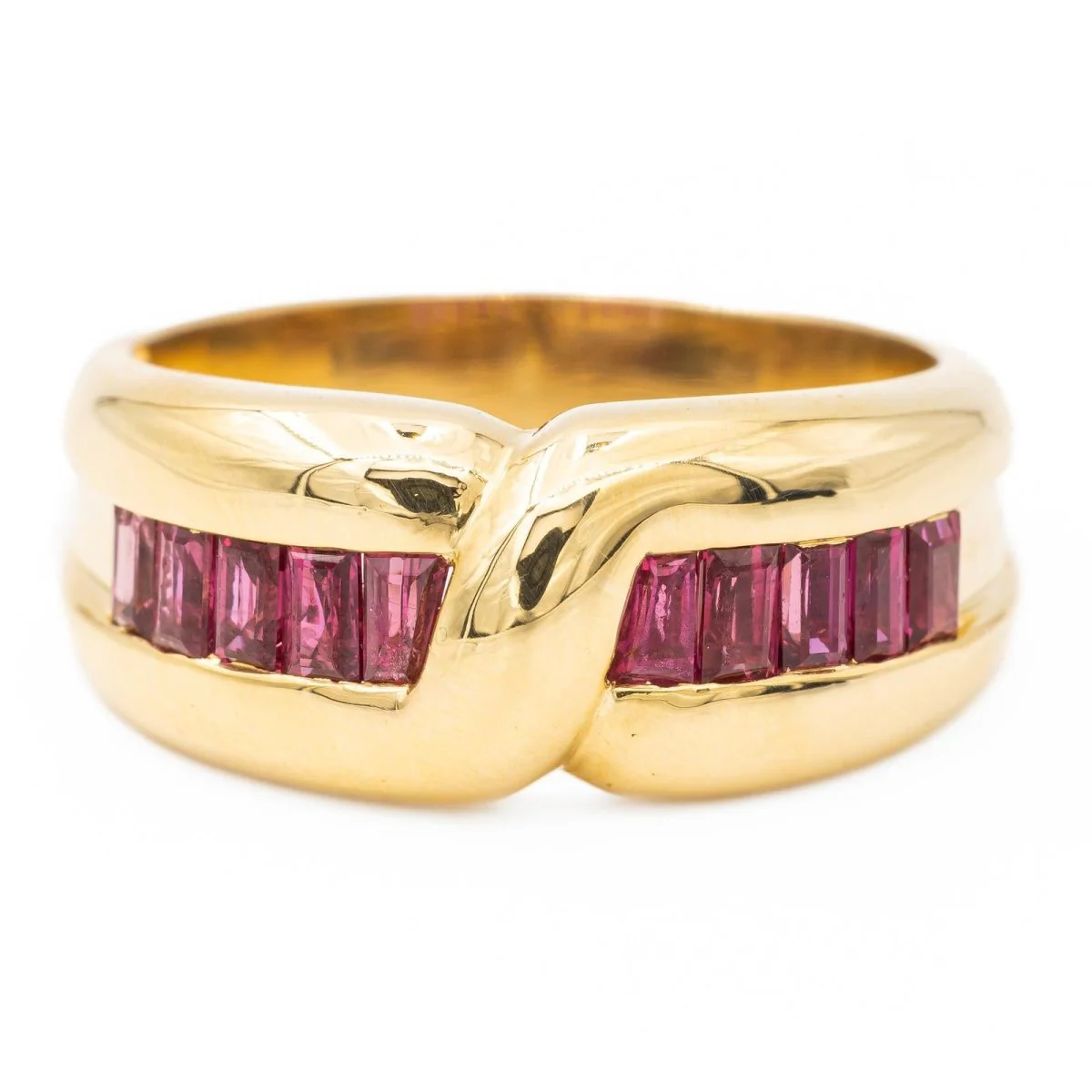 Ruby Yellow Gold Ring