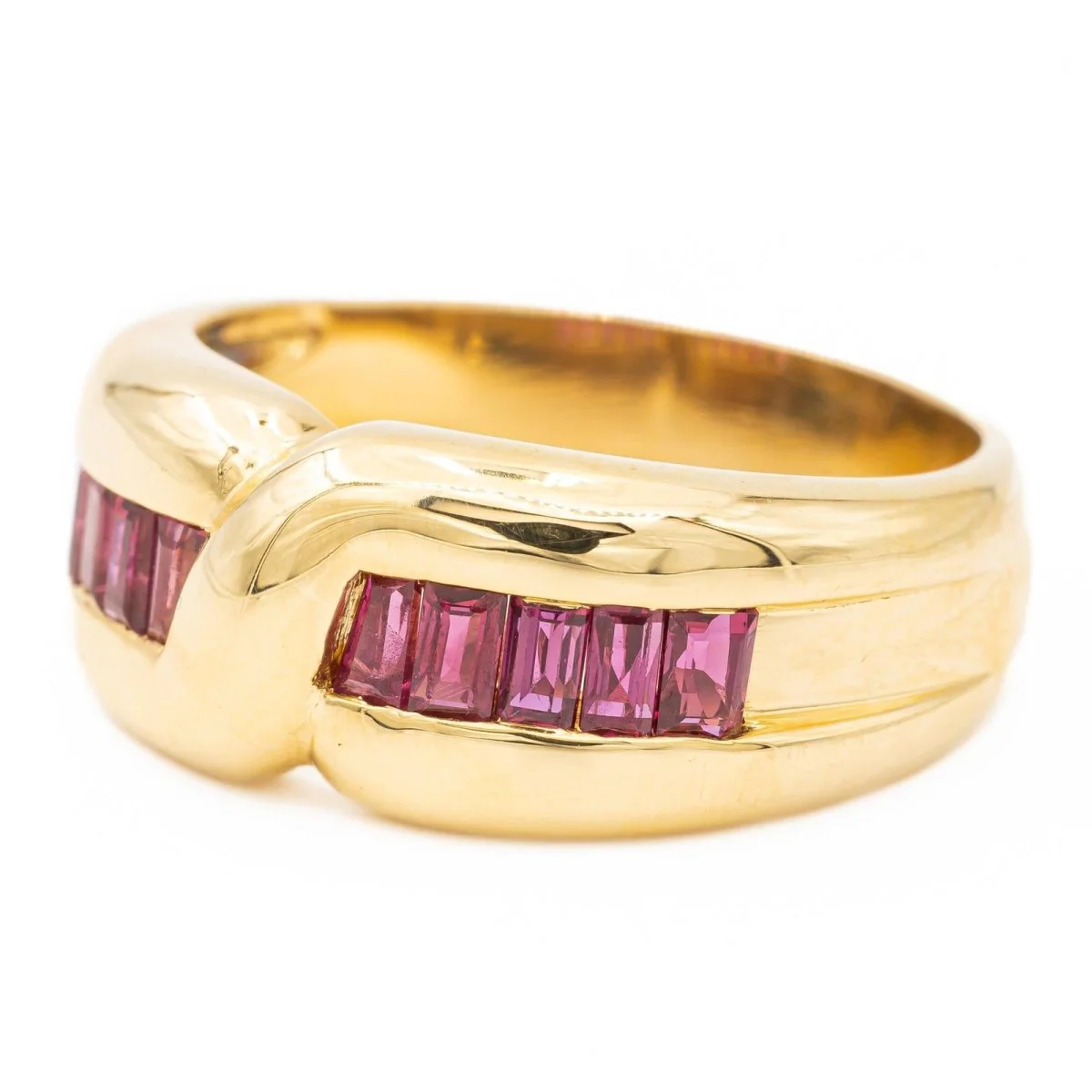 Ruby Yellow Gold Ring - Image 2