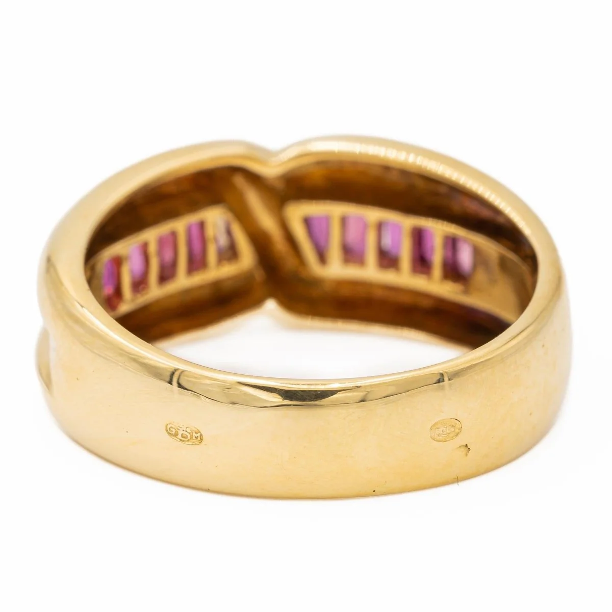 Ruby Yellow Gold Ring - Image 5