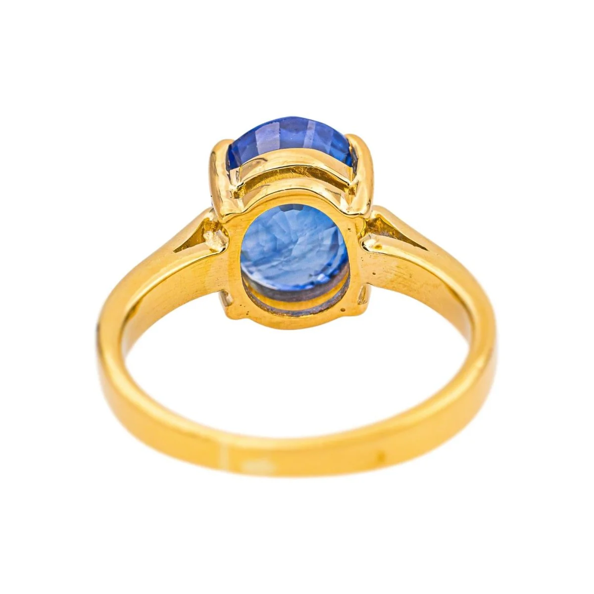 Ring Yellow gold Sapphire - Image 5