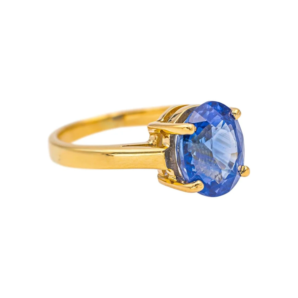 Ring Yellow gold Sapphire - Image 6
