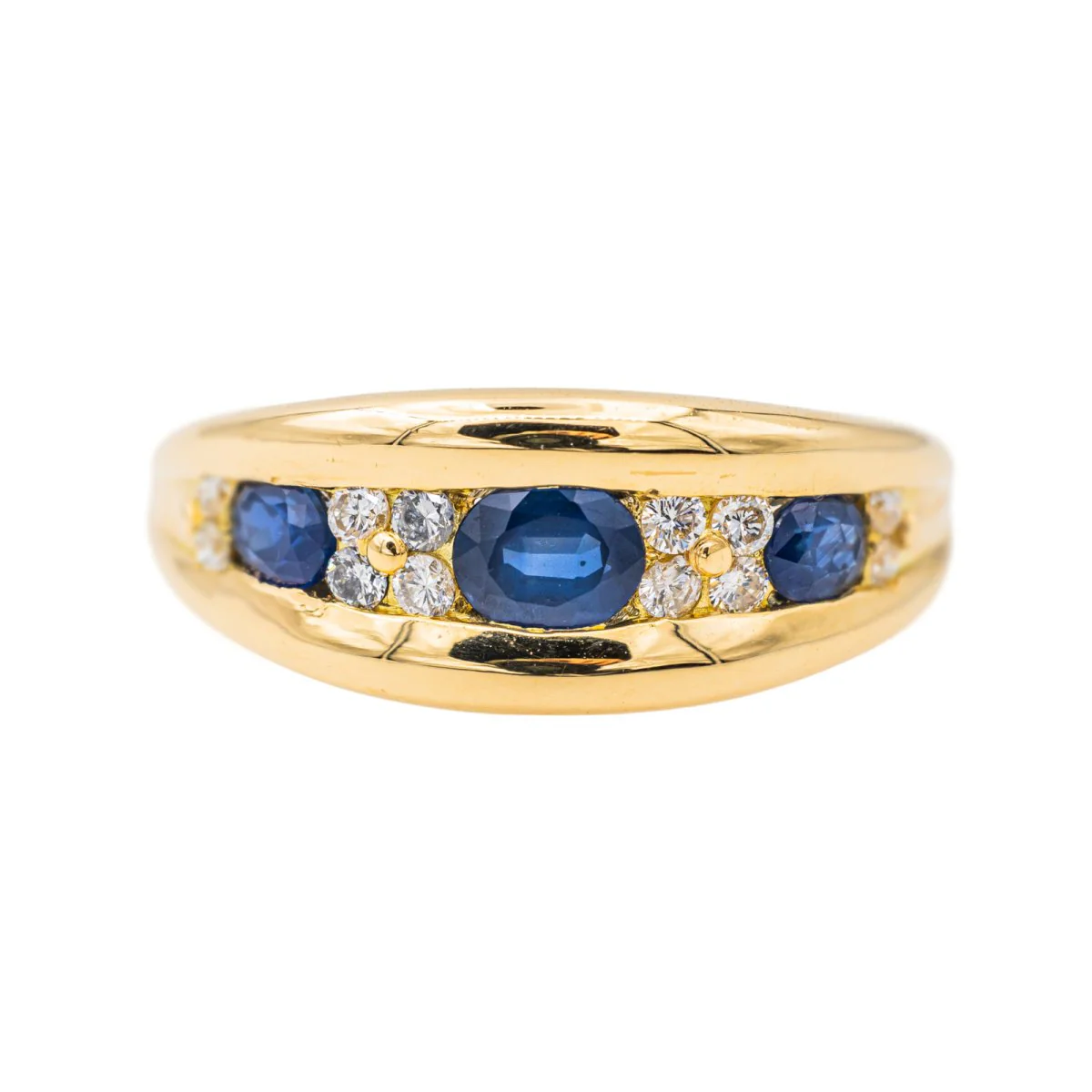Yellow Gold Sapphire Ring
