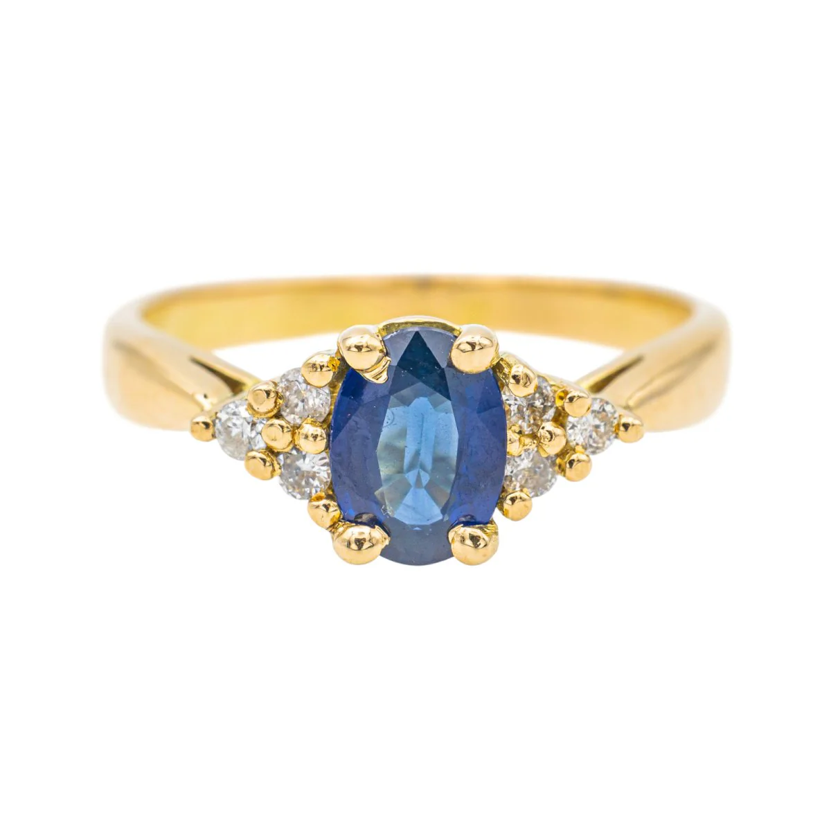 Yellow Gold Sapphire Ring