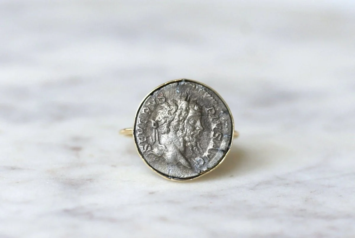 Roman coin ring Septimius Severus - Image 9