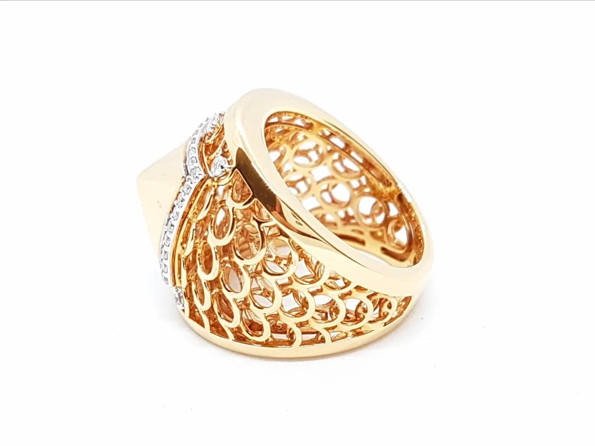 Ring Rose gold Diamond - Image 12