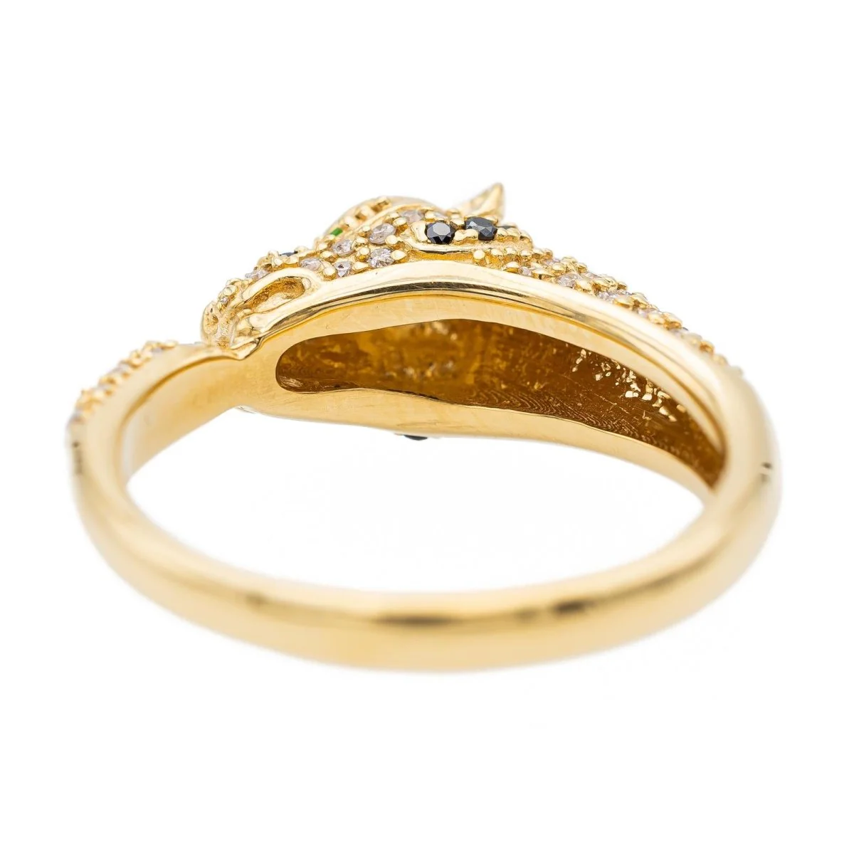 Panthère ring in yellow gold and diamond - Image 5