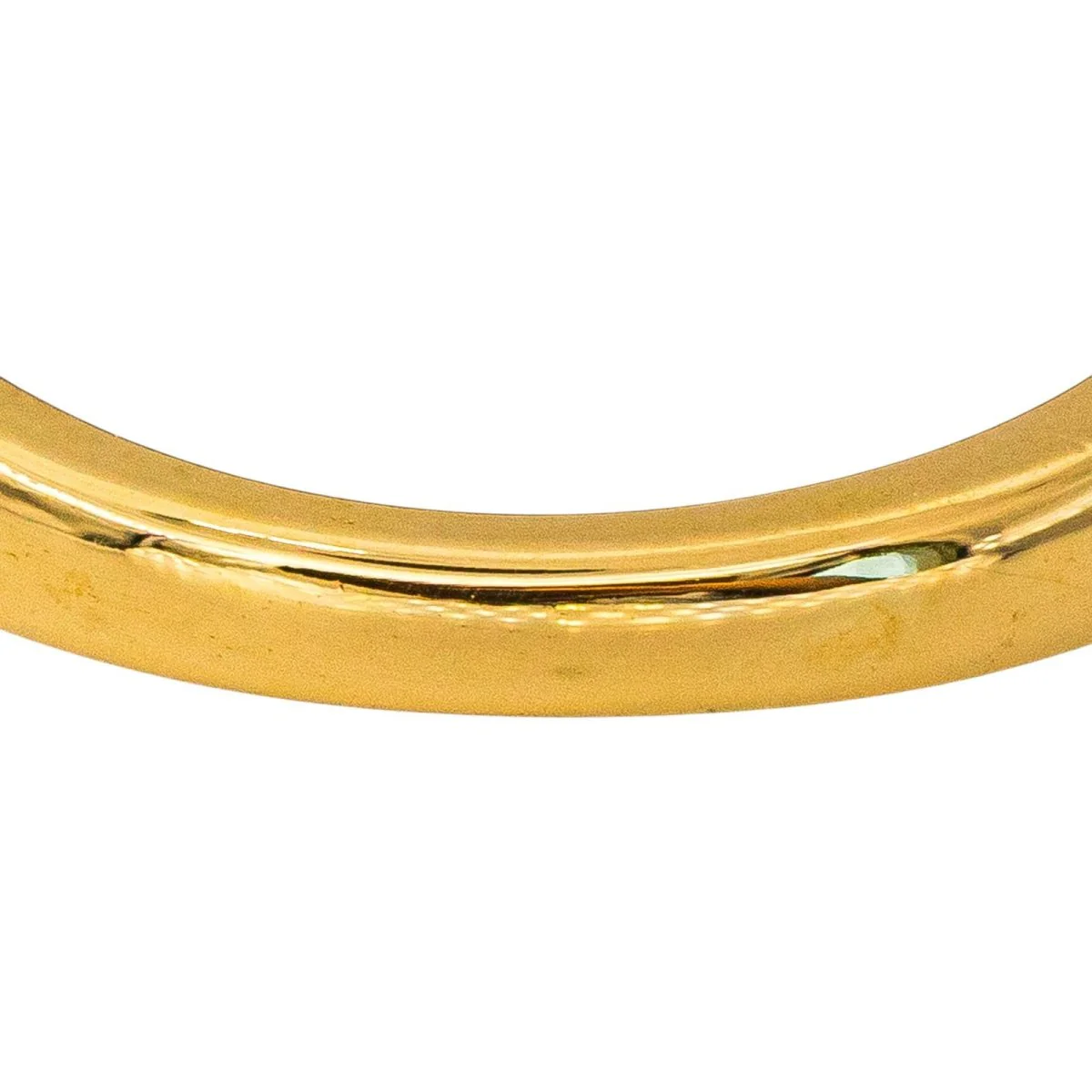 Yellow Gold Diamond Pave Ring - Image 7