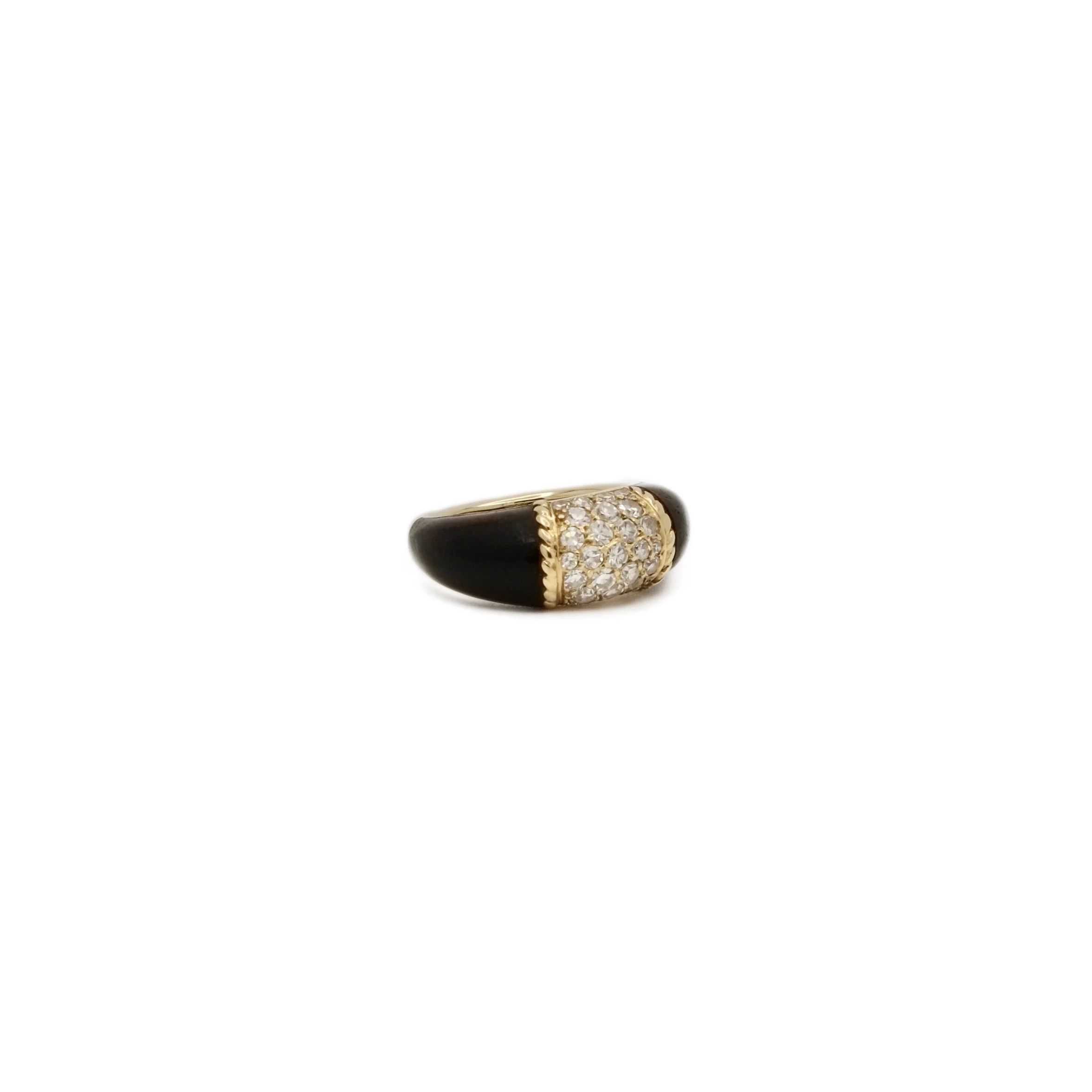 VAN CLEEF & ARPELS Philippine Dome Ring in Yellow gold and Diamonds - Image 2