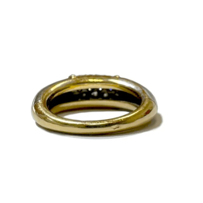 Ring VAN CLEEF & ARPELS "Philippine" in yellow gold and white, and diamonds - Image 6