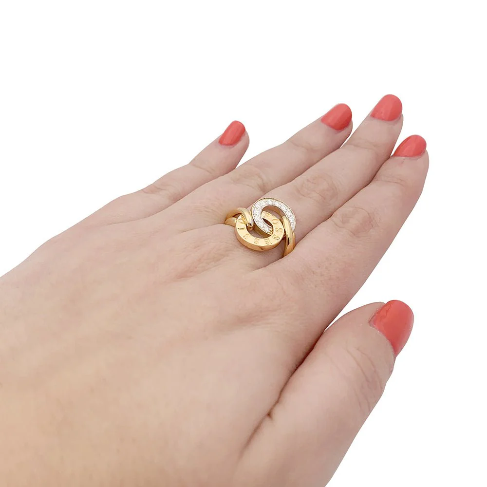 Toi & Moi PIAGET “Possession” ring in yellow gold and diamonds - Image 2