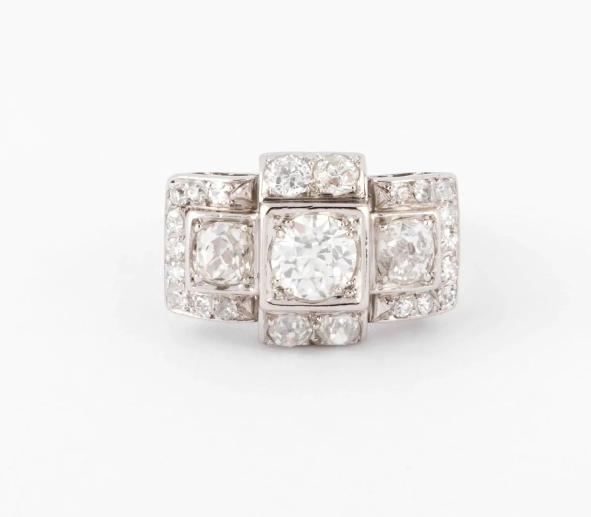 Platinum and diamond ring 1930
