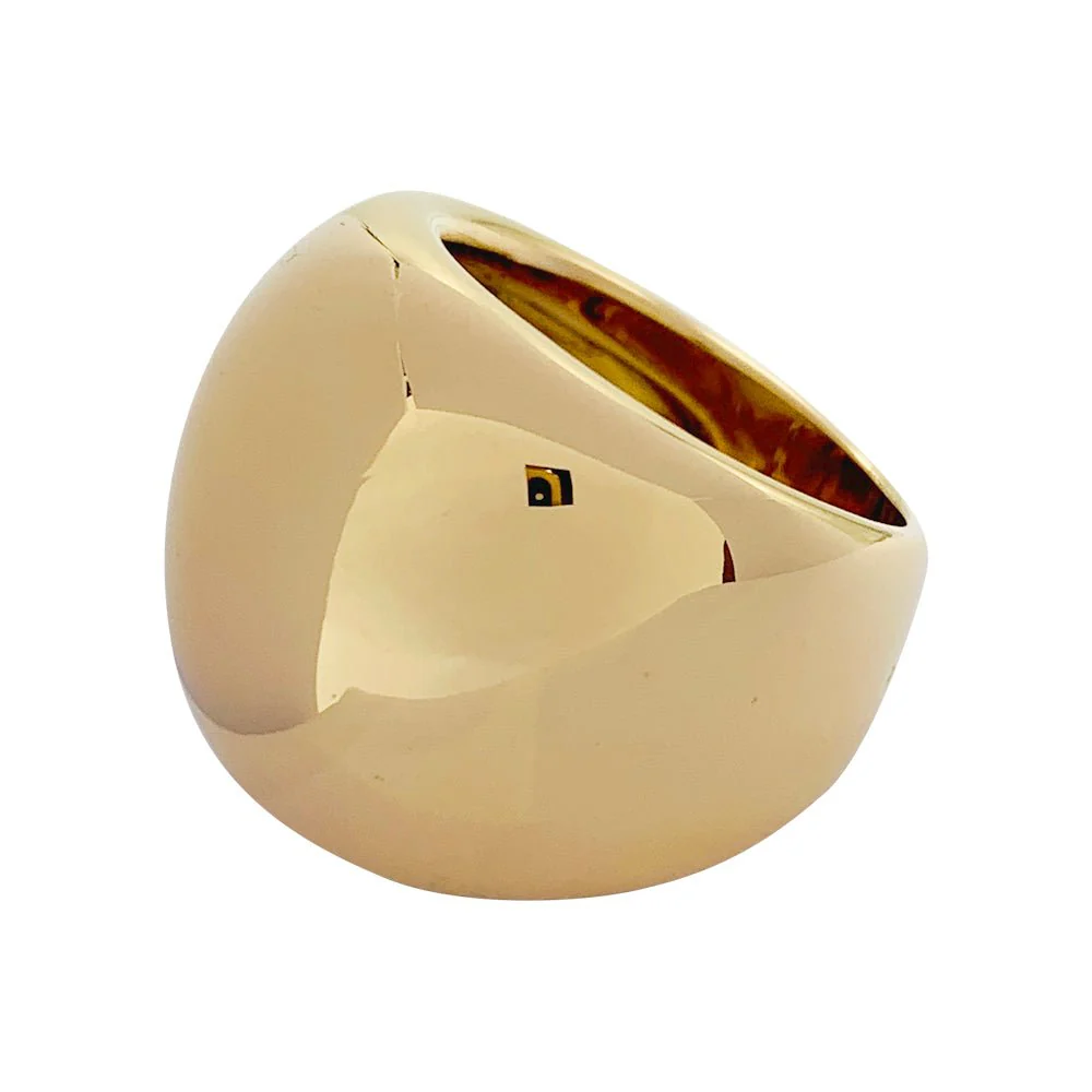 Poiray bangle ring, yellow gold