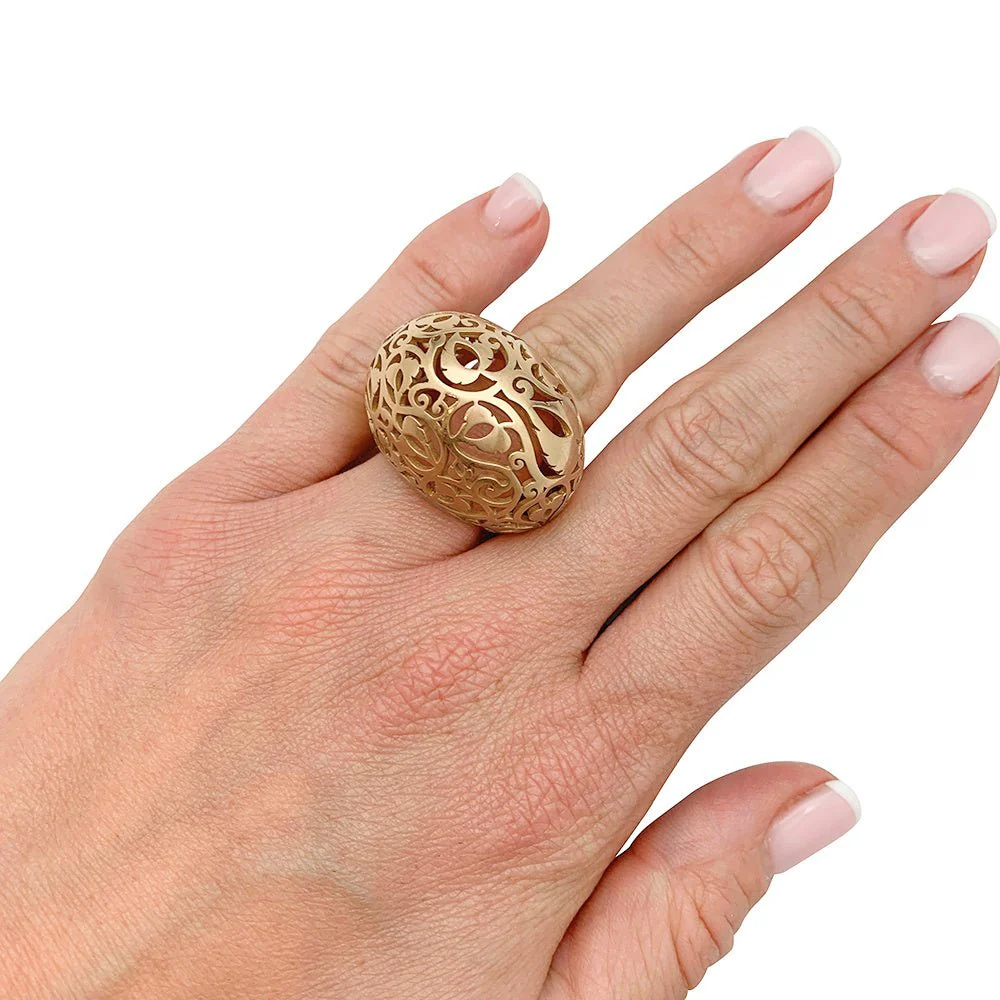 POMELLATO “Arabesque” ring in pink gold. - Image 2