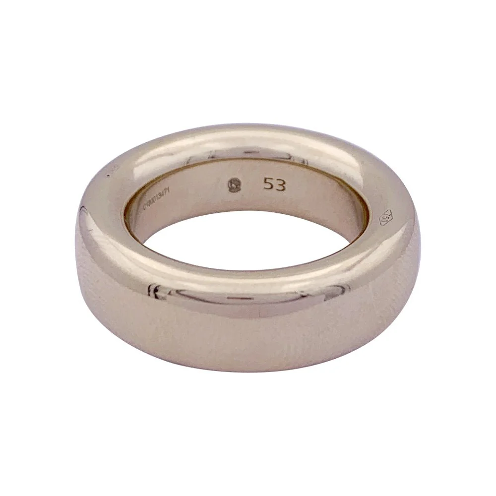 Pomellato ring, "Iconica Slim", natural white gold. - Image 3