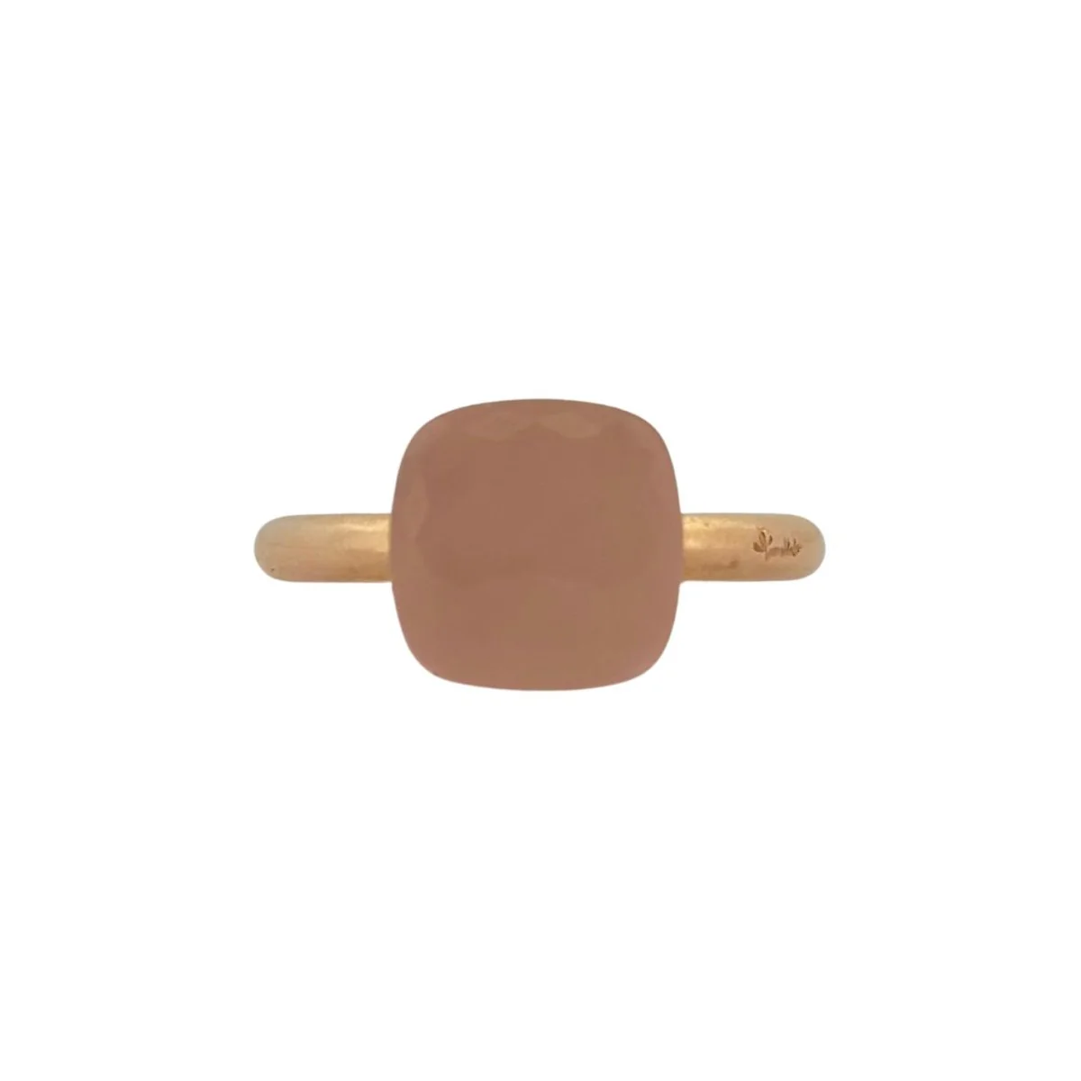 POMELLATO Nudo ring in yellow gold and pink quartz - Image 3