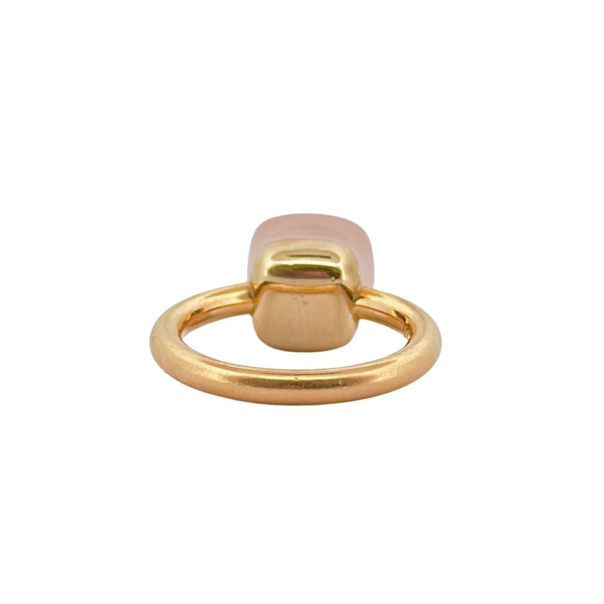 POMELLATO Nudo ring in yellow gold and pink quartz - Image 6