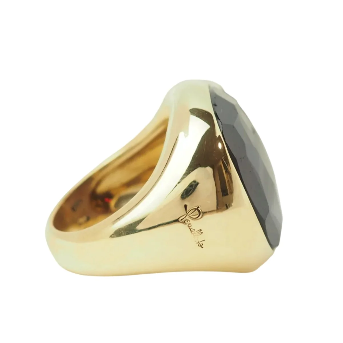POMELLATO "Victoria" ring in yellow gold and garnet - Image 6
