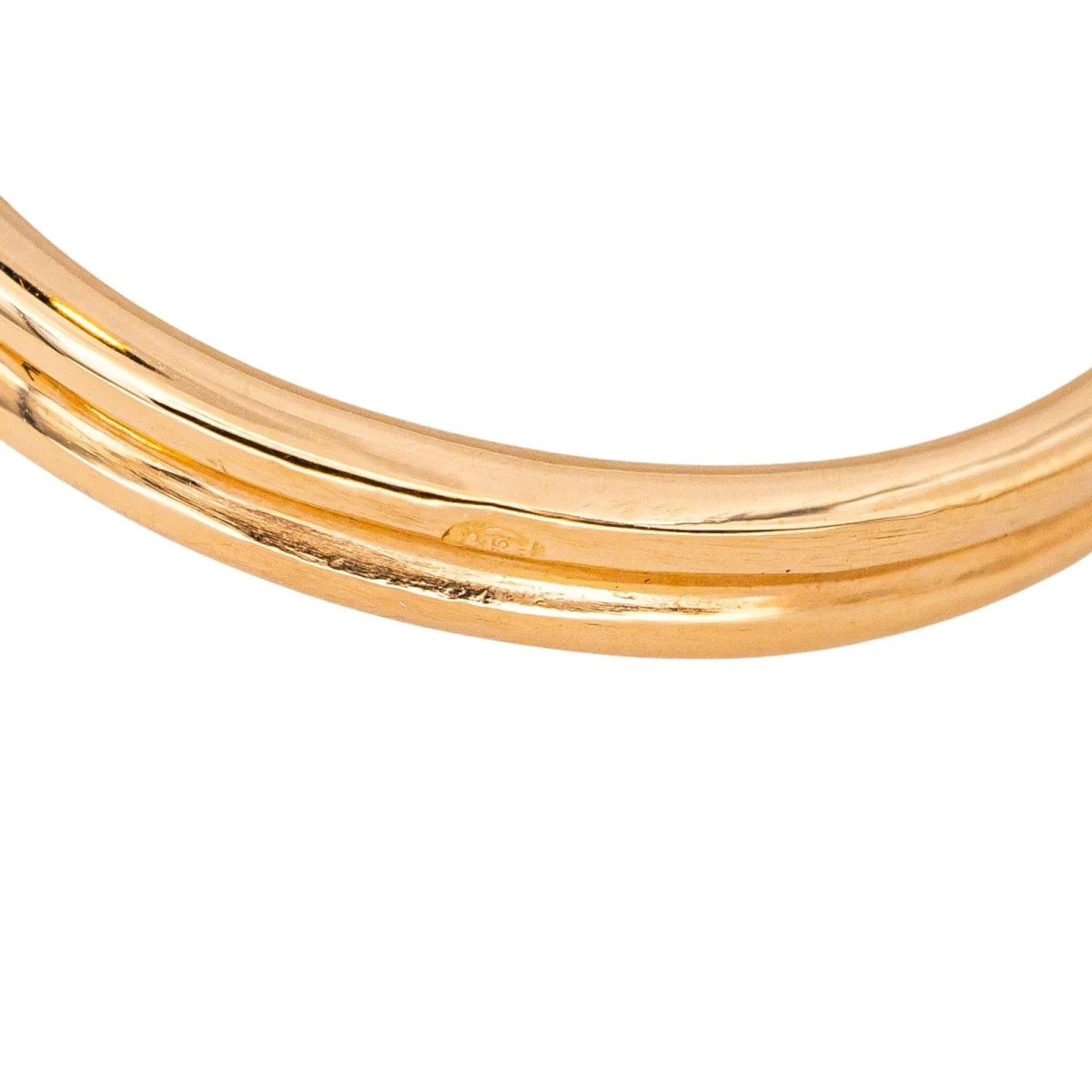 Pompadour ring in rose gold and diamonds - Image 7