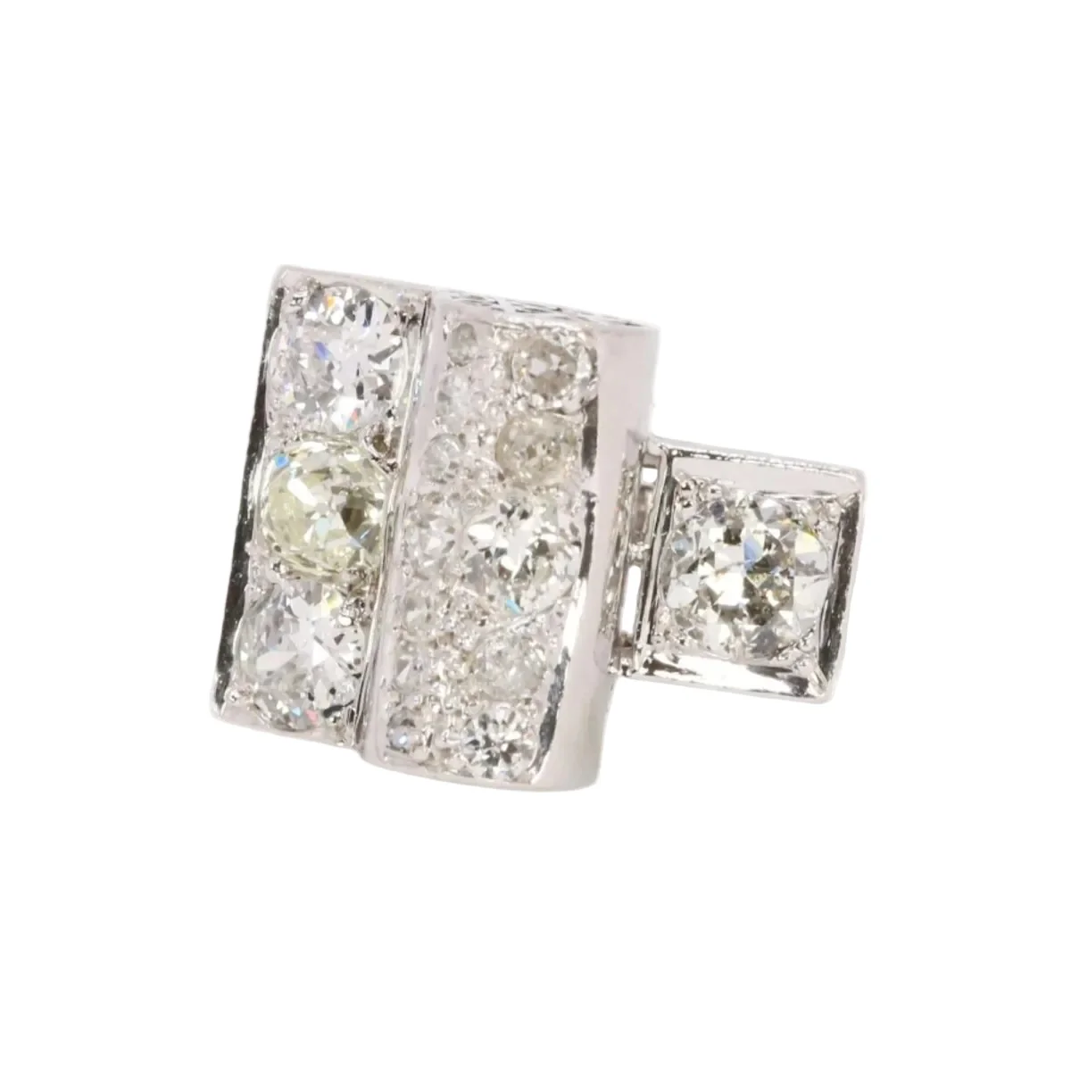 Ring bridge diamonds ancient size - Image 3