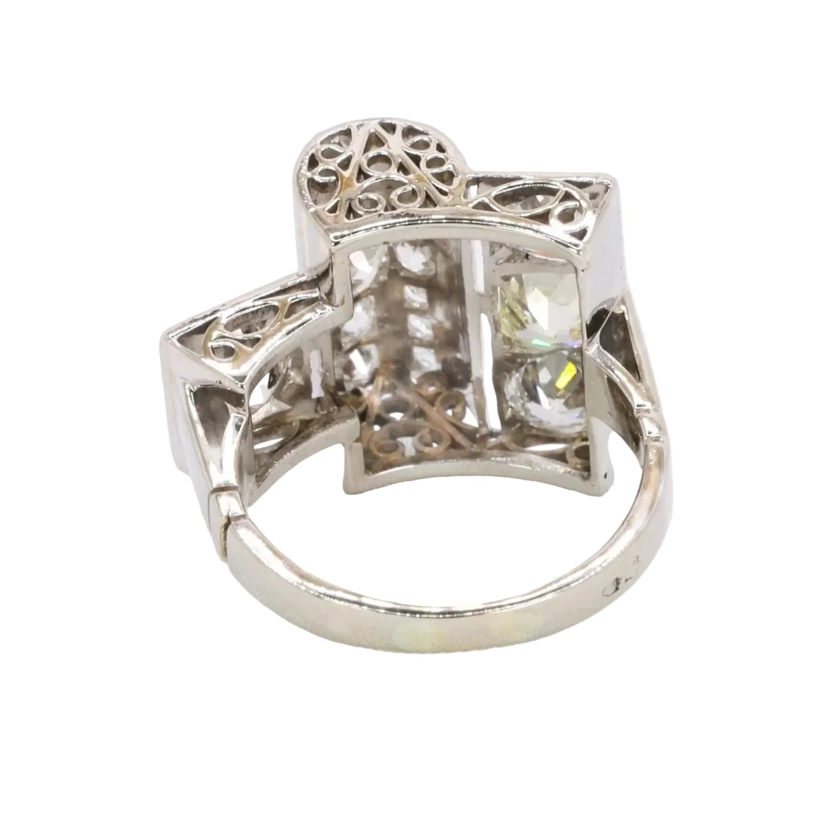 Ring bridge diamonds ancient size - Image 4
