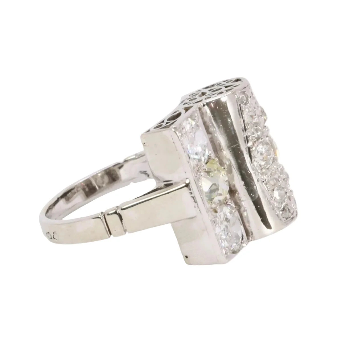 Ring bridge diamonds ancient size - Image 5