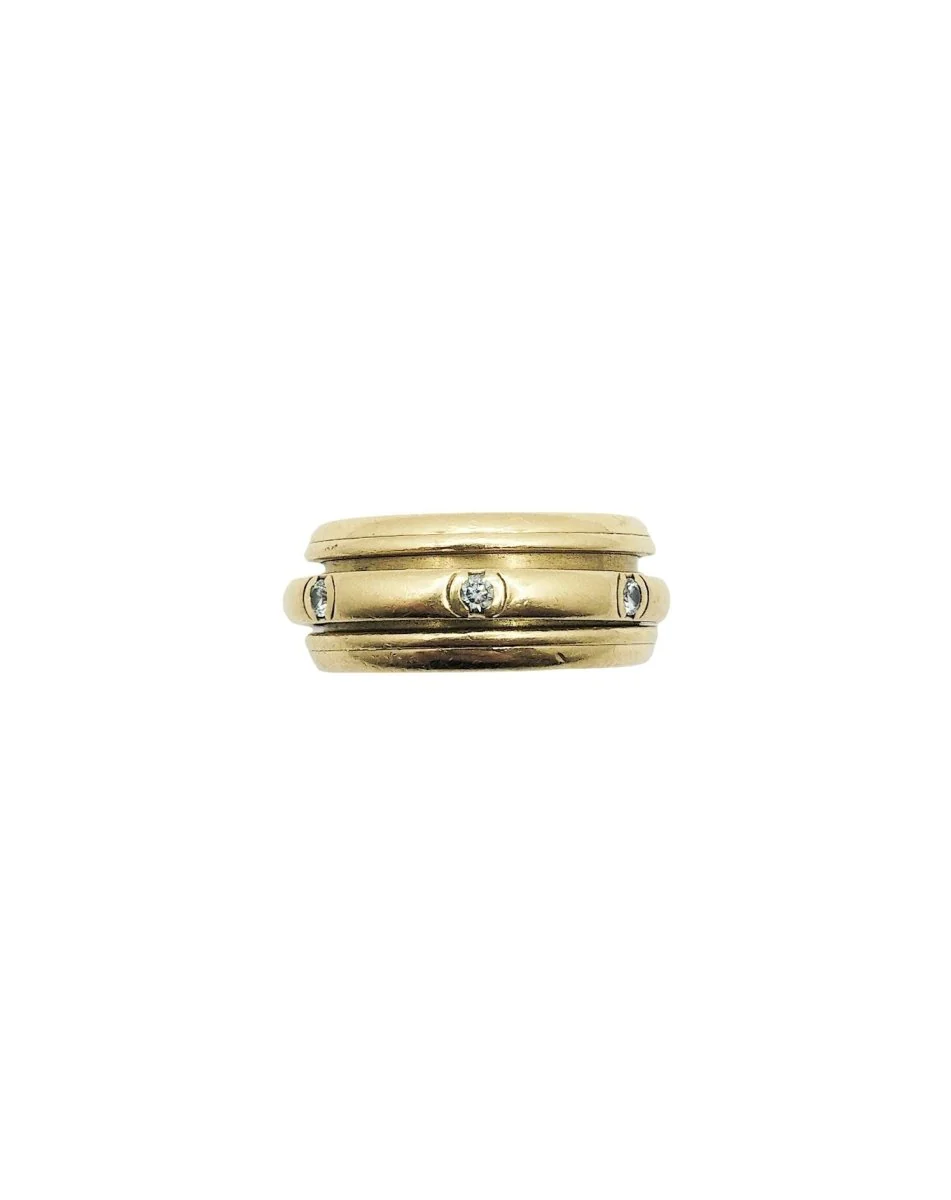 PIAGET “Possession” bangle ring in yellow gold and diamonds