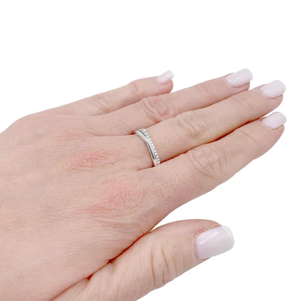 Repossi ring, "Antifer", white gold, diamonds - Image 8