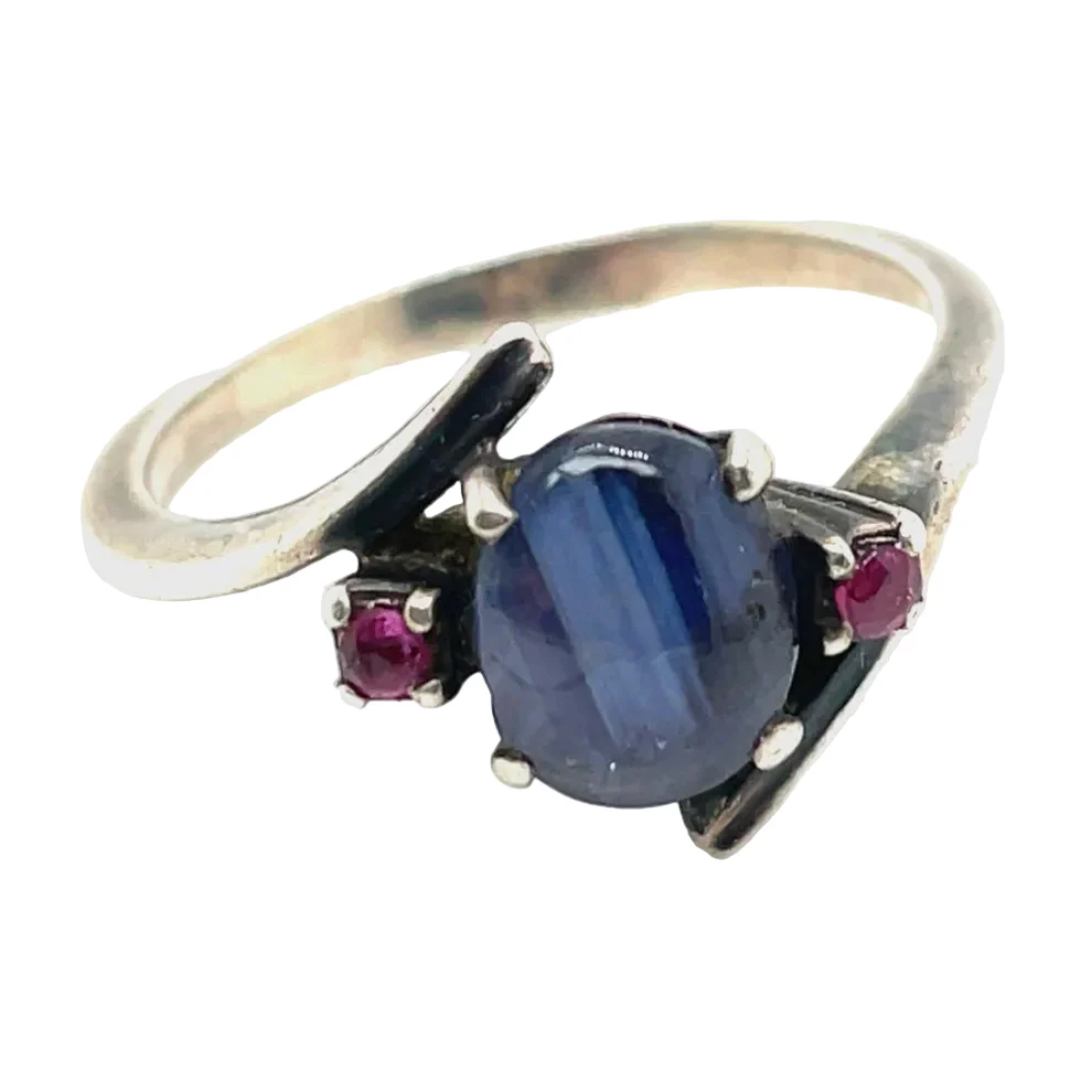 Ring Silver Sapphires