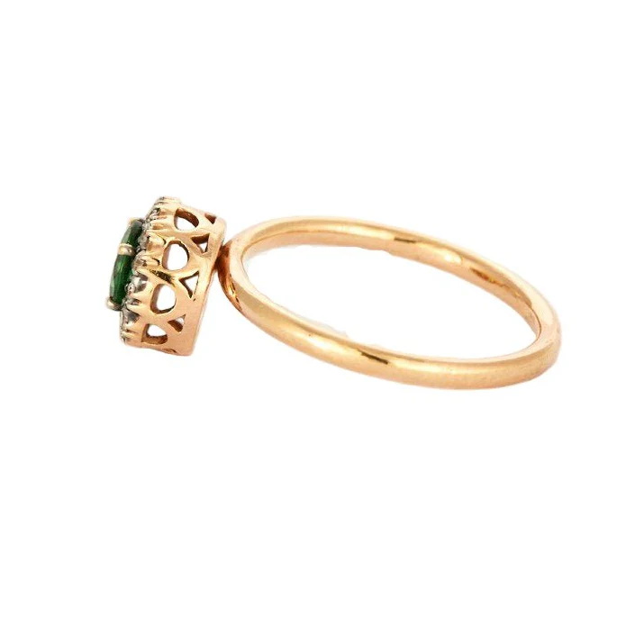 Entourage MOUZANNAR Ring in Rose gold, Garnet and Diamonds - Image 3