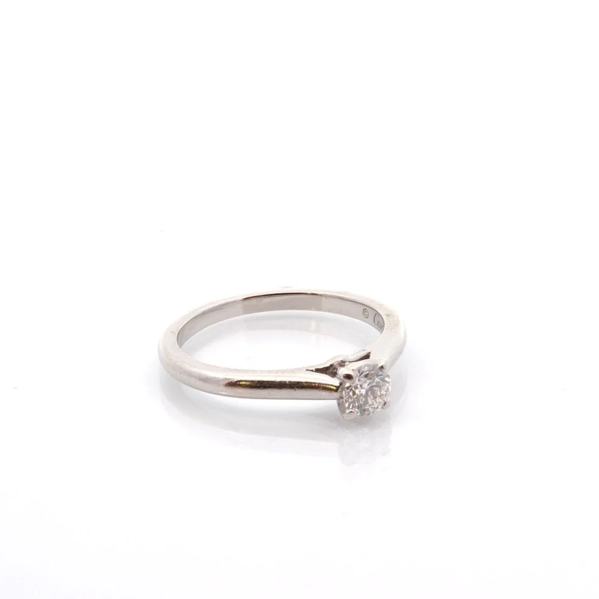 Ring signed Cartier diamond 0.31ct - Image 4