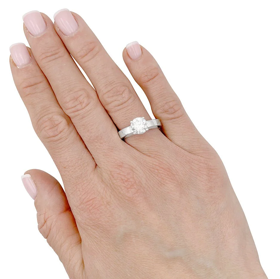 CARTIER Solitaire “Declaration” ring in platinum and diamond - Image 2