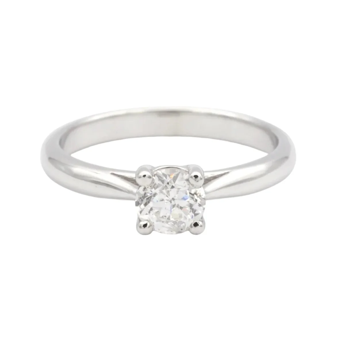 Ring Solitaire in white gold and diamond