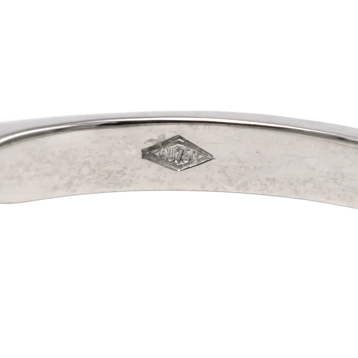 Ring Solitaire in white gold and diamond - Image 7