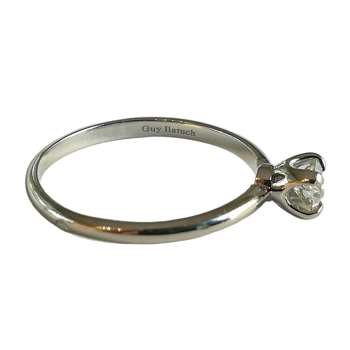 Ring Solitaire GUY BARUCH in white gold and diamond - Image 4
