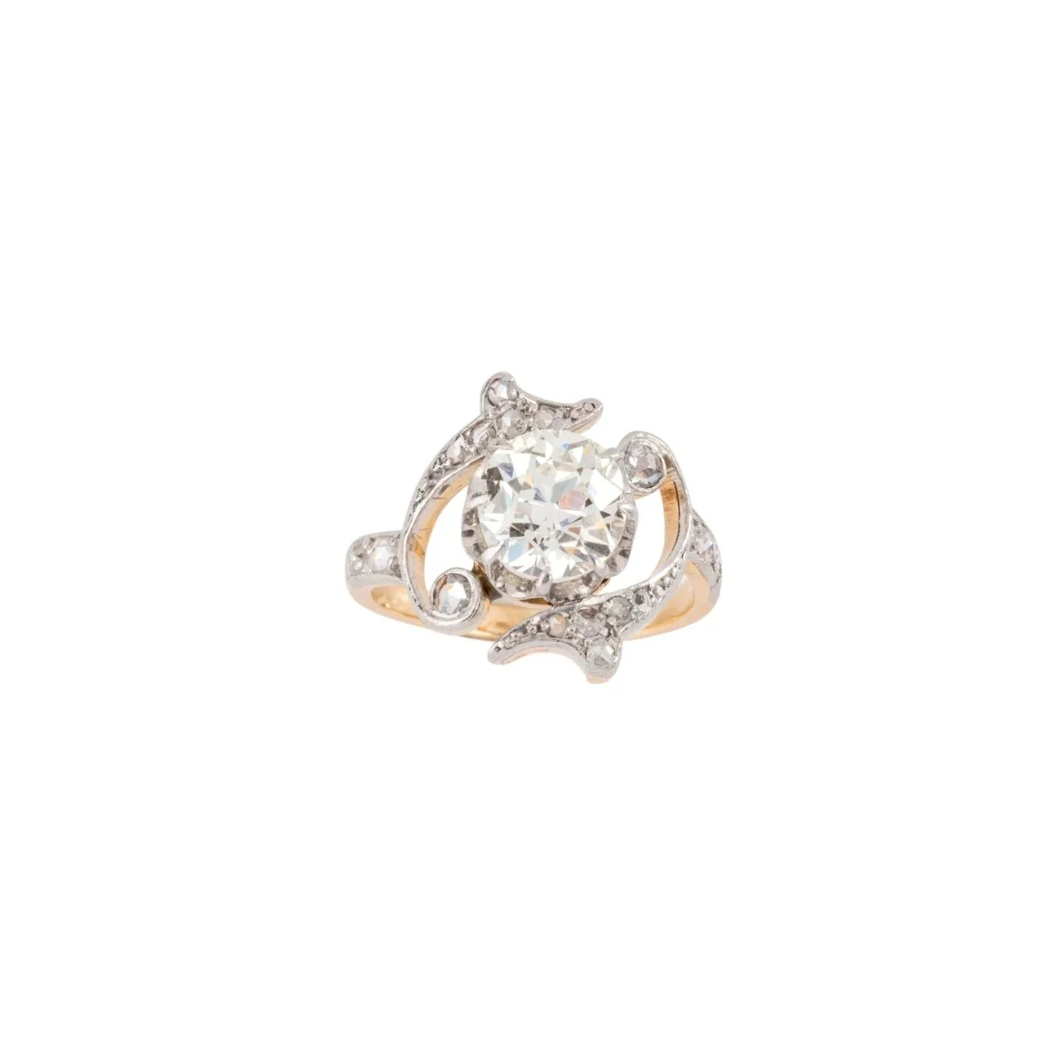 Napoleon III solitaire ring