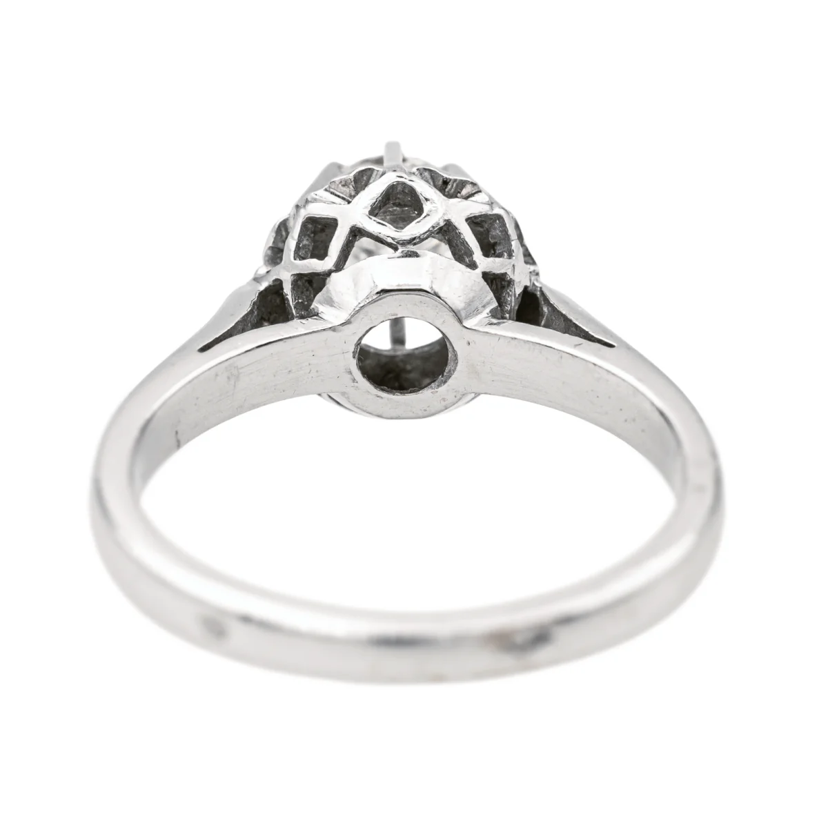 Ring Solitaire in white gold and diamond - Image 5
