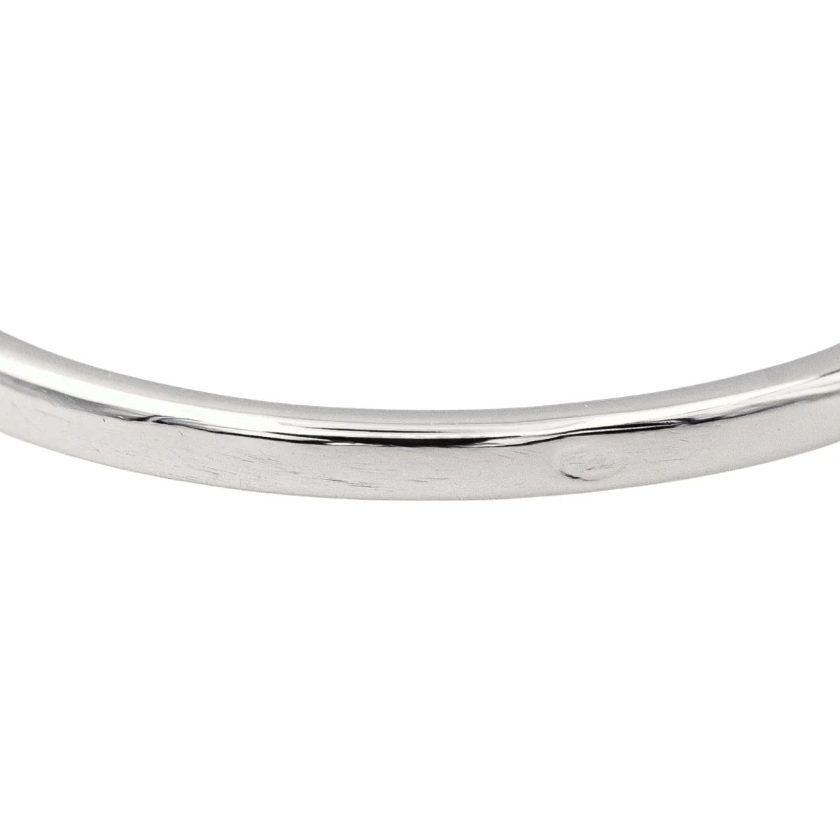 Solitaire ring in white gold and diamonds - Image 7