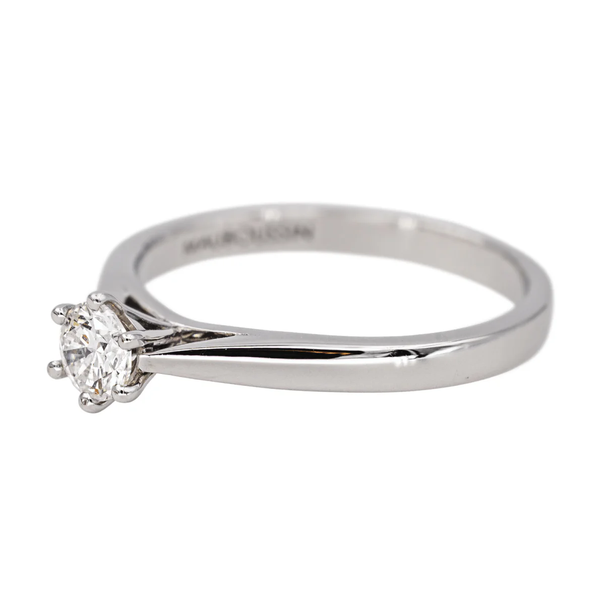 Ring Solitaire MAUBOUSSIN "Six de Toi" in white gold and diamond - Image 4