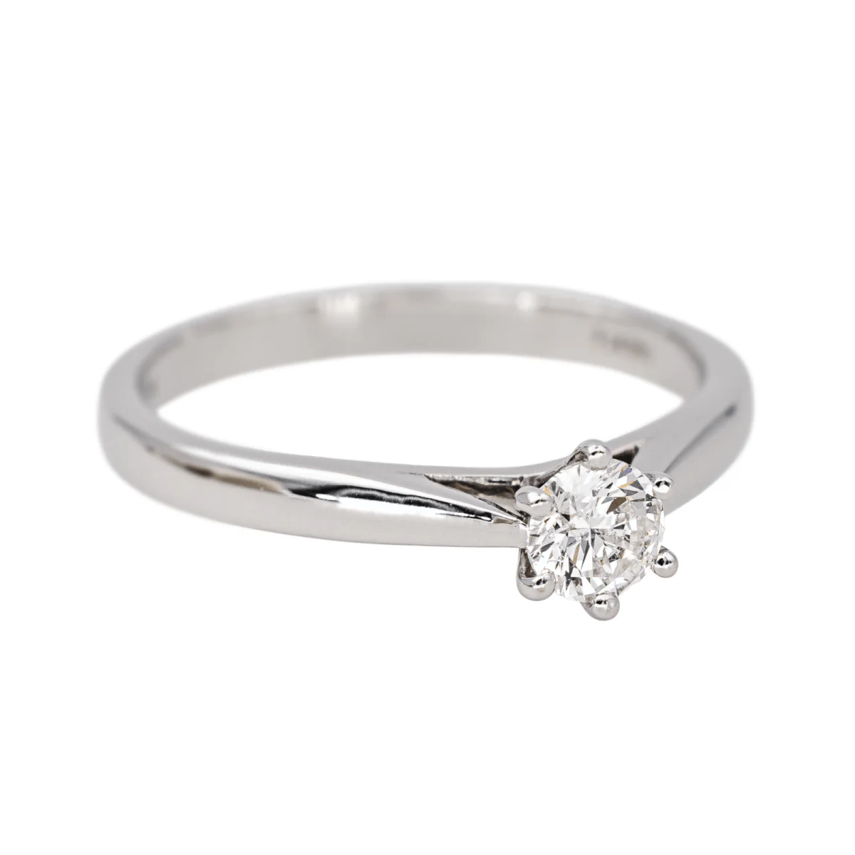 Ring Solitaire MAUBOUSSIN "Six de Toi" in white gold and diamond - Image 6
