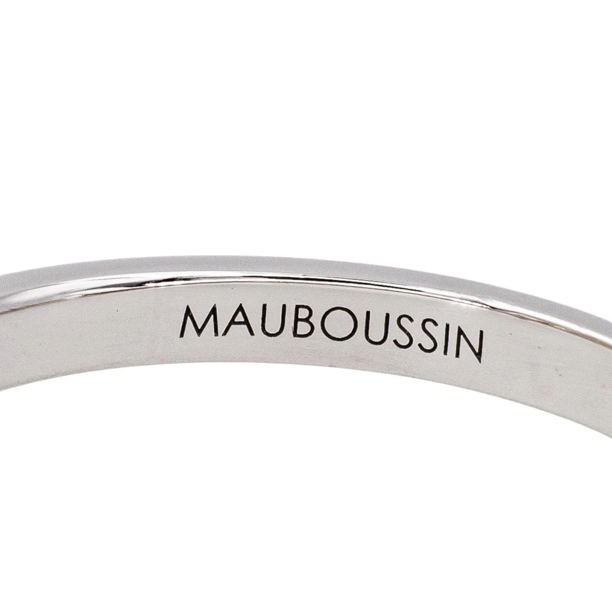 Ring Solitaire MAUBOUSSIN "Six de Toi" in white gold and diamond - Image 7